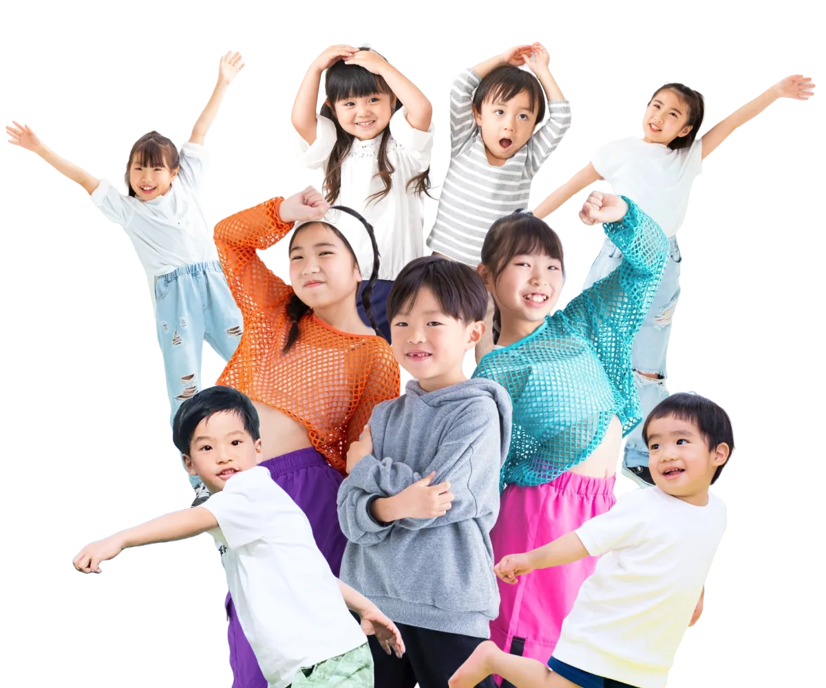 ダンスするキッズたち